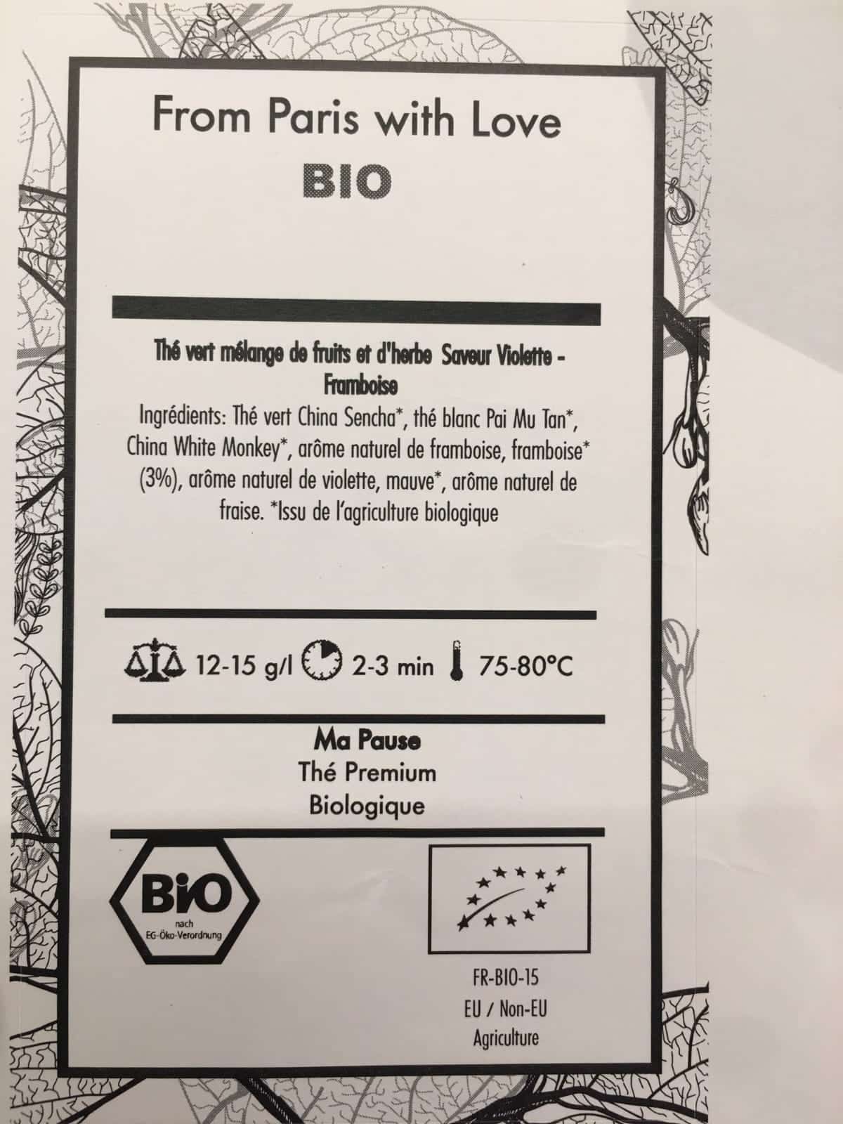 From Paris with Love